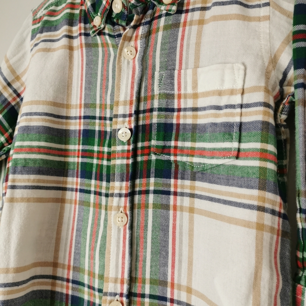 Baby Gap Flannel Plaid Shirt 2 - Picture 3 of 5